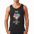 Owl Dad Birthday Party Dad Of The Birthday Girl Owl Men Tank Top