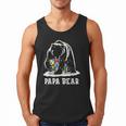 Papa Bear Autism Awareness Autism Matching Family Dad Men Tank Top