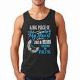 My Papa Lives In Heaven Shirt Memorial Day Papa Dad Grandpa Men Tank Top