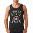 Pirate Papa Skull Family Matching Costume Dad Grandpa Men Men Tank Top Pirate Papa Skull Family Matching Costume Dad Grandpa Men Men Tank Top