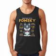 Pomsky Anatomy Dog Mom Dad Men Tank Top