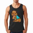 Poodle I Love Dad Tattoo Apparel Dog Dad Dads For Men Women Men Tank Top