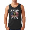 Proud To Be An Army Dad With American Flag Veteran Men Tank Top