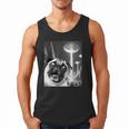 Pug Alien UFO Taking a Selfie Dog Mom Dad Men Tank Top