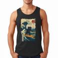Pug Japanese Kanagawa Wave Surfing Japan Mom Dad Kids Men Tank Top