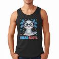 I Read Alotl Cute Axolotl Reading Book Lover Men Tank Top