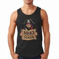 Read Book Reader Library Reading Librarian Pirate Bookworm Men Tank Top