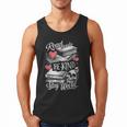 Read Books Be Kind Stay Weird Skeleton Heart Reading Alt Men Tank Top