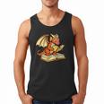 Reading Dragon Book Lover Bookworm Reader Men Tank Top