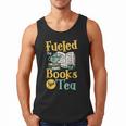 Reading Hobby Bookshelves Library Fueled By Books And Tea Men Tank Top