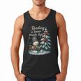 Reading Is Snow Much Fun Christmas Books Snowman Bookworm Men Tank Top Reading Is Snow Much Fun Christmas Books Snowman Bookworm Men Tank Top