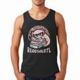 Readsalotl Axolotl Reading Books Glasses Bookworm Pun Fun Men Tank Top