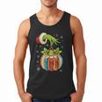 Retro Christmas Ornament Book Christmas Teacher Librarian Men Tank Top