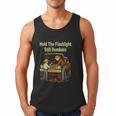 Retro Hold The Flashlight Still Dumbass Car Fixing Dad Son Men Tank Top