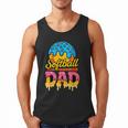 Retro Ice Cream Drip Softball Dad Game Day Dad Father's Day Men Tank Top