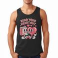 Retro Read Your Heart Out Valentine's Day Teacher Book Lover Men Tank Top Retro Read Your Heart Out Valentine's Day Teacher Book Lover Men Tank Top