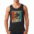 Retro Snowboard Dad Snowboarding Father Snowboarder Dad Men Tank Top