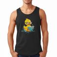 Rubber Duck Reading Book Reader Books Rubber Duckie Men Tank Top
