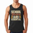 School Librarians Are Essential Library Book Lover Librarian Men Tank Top