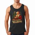 He Sees What You’Ve Been Reading Santa Book Lover Christmas Men Tank Top