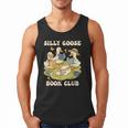 Silly-Goose Book Club Goose And Book Lovers Men Tank Top