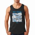 Sonic The Hedgehog Father's Day Dad Qualities Distressed Men Tank Top Sonic The Hedgehog Father's Day Dad Qualities Distressed Men Tank Top