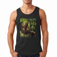 Star Wars The Book Of Boba Fett Neon Boba Fett Lives Poster Men Tank Top