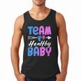 Team Healthy Baby Gender Reveal Pregnancy Mom Dad Men Tank Top