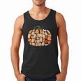 Thanksgiving Fall Books Pumpkins Vintage Library Teacher Kid Men Tank Top