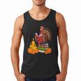 Turkey Reading Books Fall Thanksgiving Teacher Book Men Tank Top Turkey Reading Books Fall Thanksgiving Teacher Book Men Tank Top