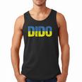 Ukrainian Dido Grandfather Dad Ukraine Flag Distressed Men Tank Top