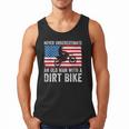 Never Underestimate An Old Man With A Dirt Bike Grandpa Dad Men Tank Top