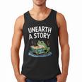 Unearth a Story Frog Reading a Book Summer 2026 Men Tank Top