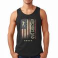 USA American Flag Archery Dad Men Tank Top