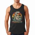 Vintage Fatherhood Is A Walk In The Park DadRex Dinosaur Men Tank Top