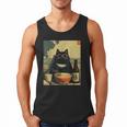 Vintage Japanese Cat Ramen Cat Dad Retro Graphic Women Men Tank Top