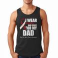 I Wear Burgundy Ivory For My Dad Oral Head Neck Cancer Men Tank Top