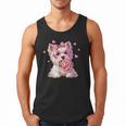 Westie Dog Valentines Day Dog Mom Westie Dad Candy Sucker For Men Women Girls Kids Men Tank Top