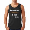 What's Brown And Sticky A Stick -Dad Jokes- Men Tank Top