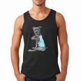 Women Dog Pitbull I Love Dad Tattoo Men Tank Top
