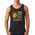 Women's Girls Softball Play Like A Girl Comic Book Pop Art Men Tank Top