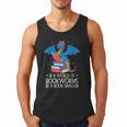 In A World Full Of Bookworms Be A Book Dragon Reading Men Tank Top