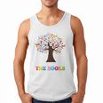 100 Days In The Books Reading Teacher 100th Day Of School Premium Tri-Blend Men Tank Top