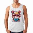 Adorable Book Lover Quokka With Reading Glasses Cute Men Tank Top Adorable Book Lover Quokka With Reading Glasses Cute Men Tank Top