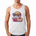 Adorable Book Lover Rattlesnake With Reading Glasses Cute Men Tank Top Adorable Book Lover Rattlesnake With Reading Glasses Cute Men Tank Top