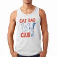 ON Back Cat Dad Club Life Is Better With Cats Father's Day Men Tank Top