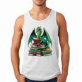 Book Dragon Reading Books Men Tank Top
