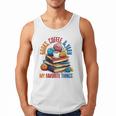 Books Coffee & Yarn Lover My Favorite Things Men Tank Top