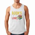 Books Are My Love Language Stack Men Tank Top