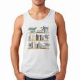 Bookshelves With Books & Plants Premium Men Tank Top